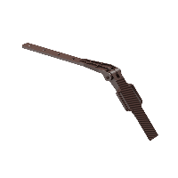 Крепление регулируемое для кронштейна желоба Premium, шоколад