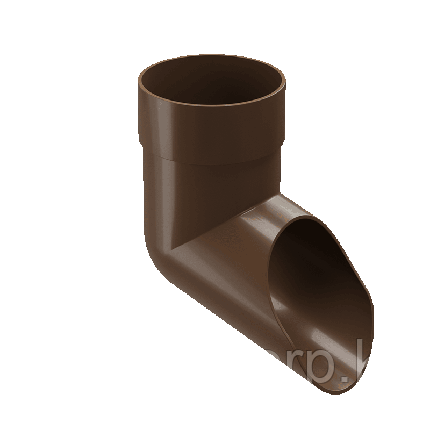 Наконечник для водосточной трубы Premium, каштан, фото 1