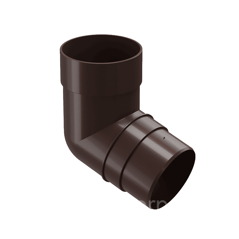 Колено 72˚ для водосточной трубы Premium, шоколад