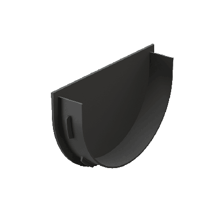 Заглушка воронки Premium, графит, фото 1