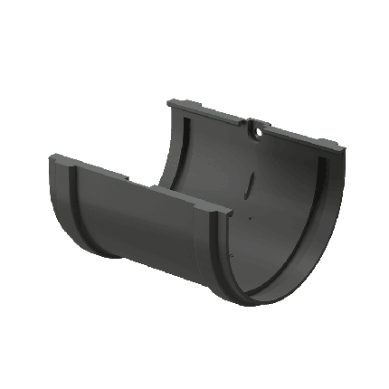 Соединитель желобов Premium, графит, фото 1