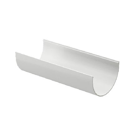 Желоб водосточный 3 м Premium, пломбир, фото 1