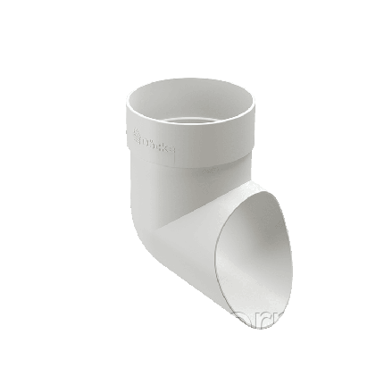 Наконечник водосточной трубы Standard, белый, фото 1