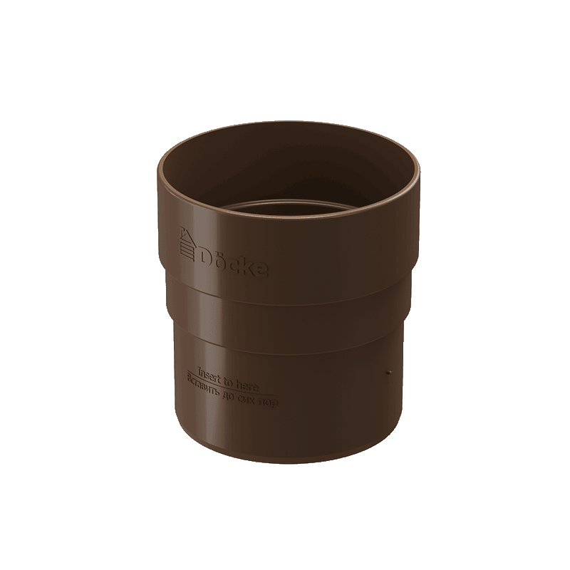 Муфта соединительная для водостока Standard, светло-коричневый