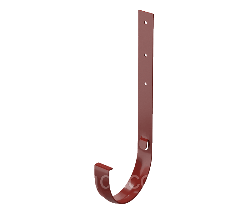 Кронштейн желоба металлический Standard, красный