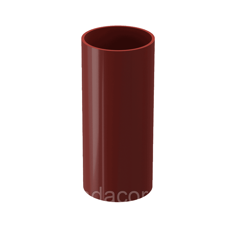 Труба водосточная 3 м Standard, красный