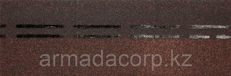 Конек-карниз DOCKE Standard Коричневый для гибкой черепицы недорого от производителя