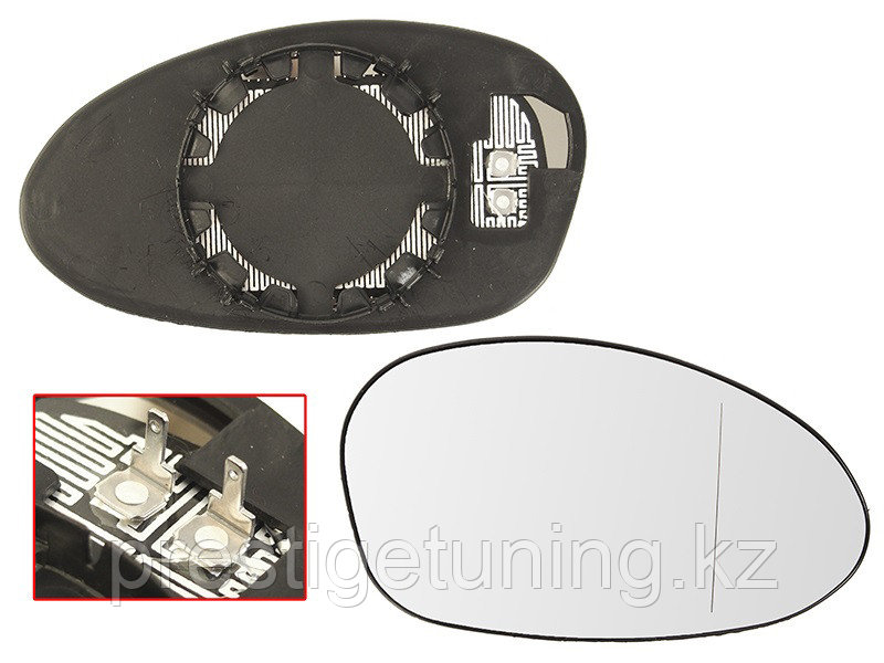 Стекло зеркало правая (R) на Bmw 3-Series 2004-10 (SAT TW)
