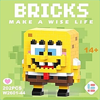 3D Мини-конструктор Bricks "Спанч Боб"