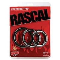 Эрекционные кольца черные 3 шт.