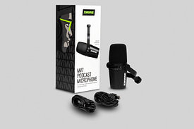 Shure MV7+-K XLR/USB SPEECH MICRO гибридный динамический микрофон