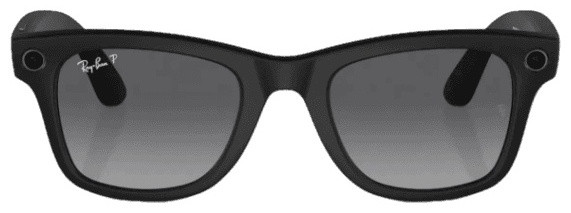 Ray-Ban Meta Wayfarer Frame Matte Black Graphite Polarized RW4006 601ST3 53 Size