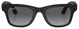 Ray-Ban Meta Wayfarer Frame Matte Black Gradient Graphite (Polarized) RW4006 601ST3 (150-50 Size)