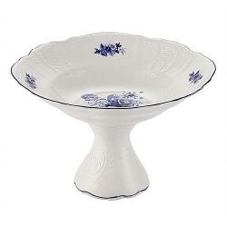 Блюдо на ножке,десертное d=25см, см,коллекция Blue Flower  P.L. Proff Cuisine