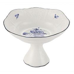 Блюдо на ножке,десертное d=15,5 см,коллекция Blue Flower  P.L. Proff Cuisine