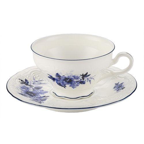 Чайная пара 220 мл,коллекция Blue Flower P.L. Proff Cuisine