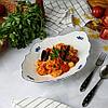 Блюдо сервировочное, 33*21,5 см, 800 мл, коллекция Blue Flower  P.L. Proff Cuisine, фото 2