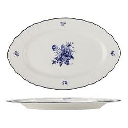 Блюдо овальное 25*16 см,коллекция Blue Flower  P.L. Proff Cuisine