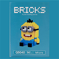 3D Мини-конструктор Bricks "Миньон"