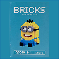 3D Мини-конструктор Bricks "Миньон"