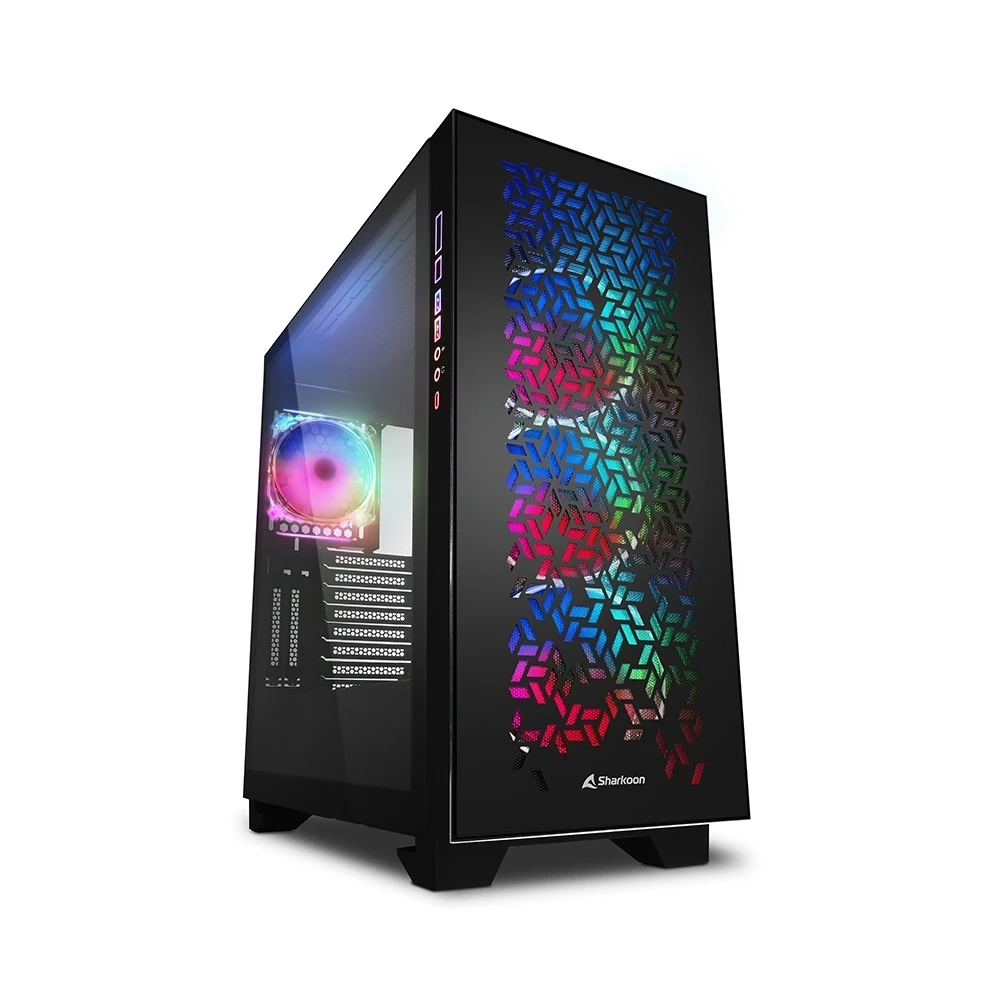 Корпус ПК без БП Sharkoon ELITE SHARK CA300H Bk