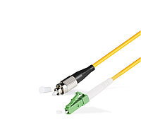VLC-LCAPC-FCUPC-SM-SX-5M, Оптический патчкорд LC/APC-FC/UPC, 5m, Simplex, SM, 3.0mm, A1, LSZH