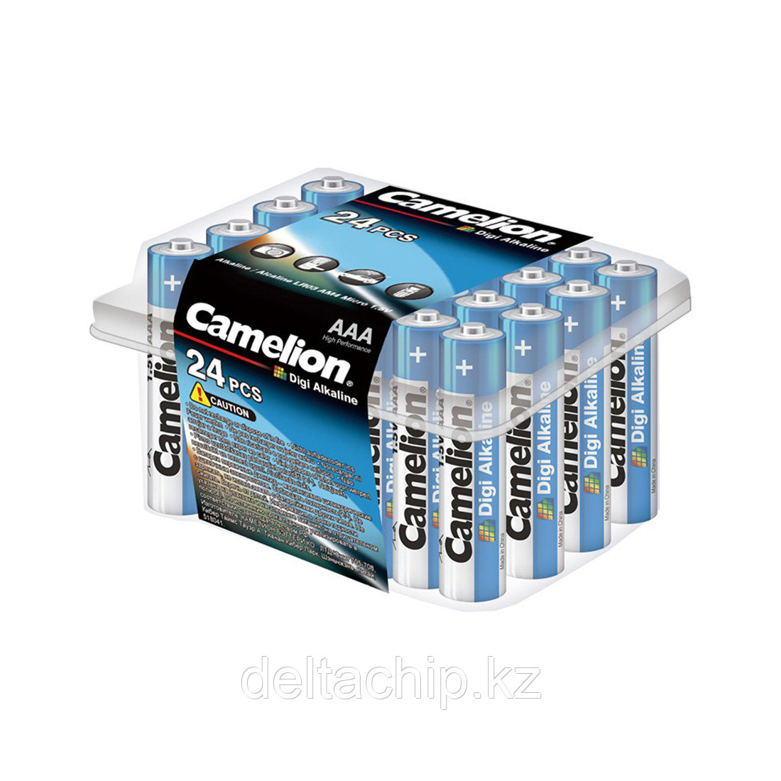 Батарейка, CAMELION, LR03-PB24DG, Digi Alkaline, AAA, 1.5V, 1200 mAh, 1шт
