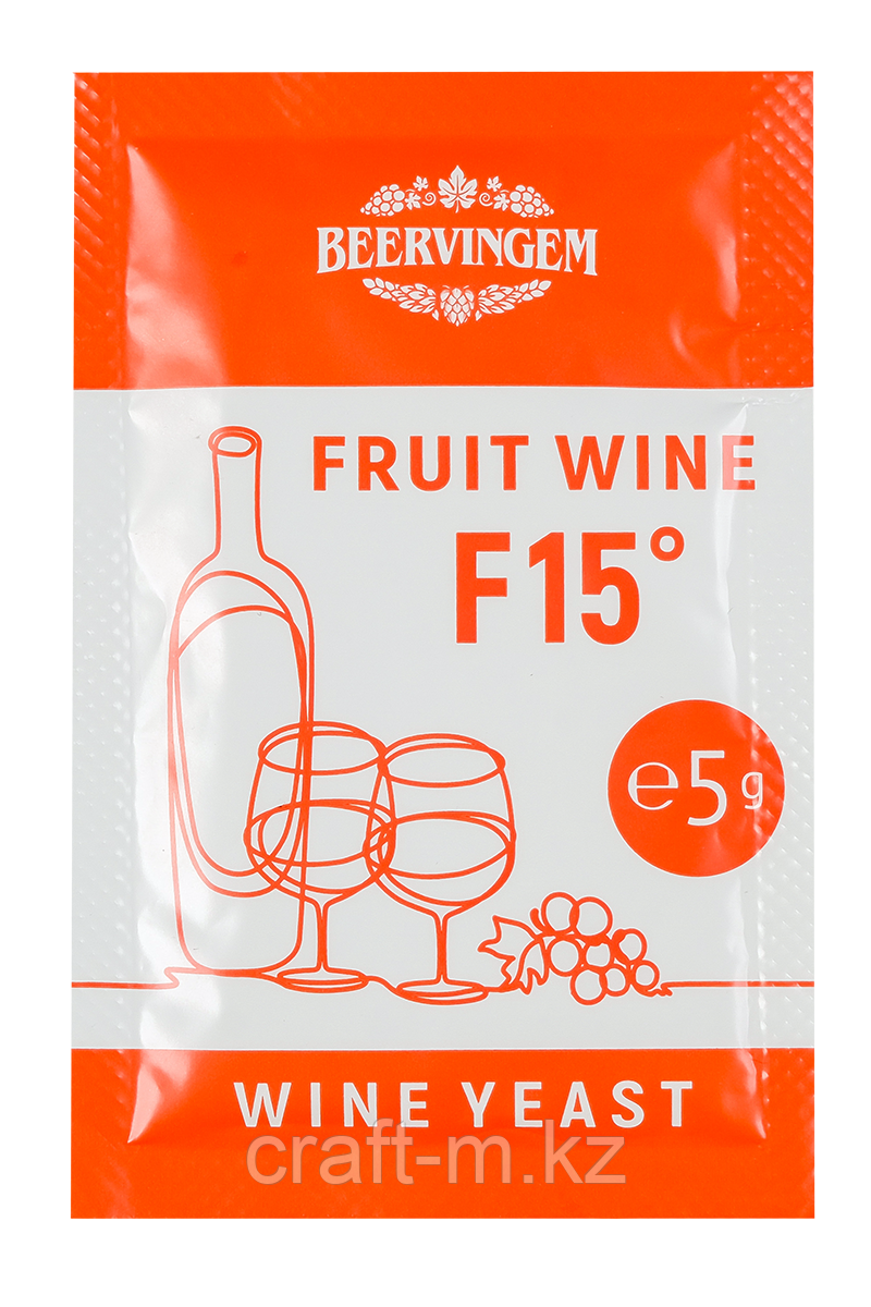 Винные дрожжи Beervingem "Fruit Wine F15", 5 г