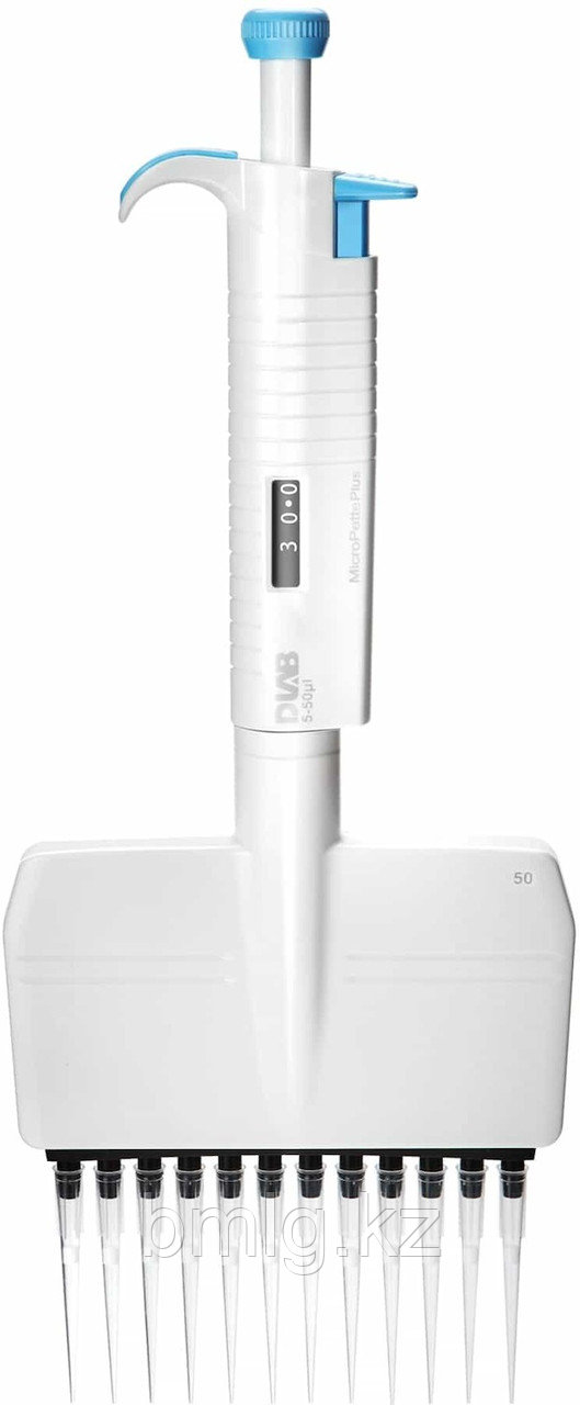 12-канальный дозатор переменного объема DLAB MicroPette Plus 50-300 мкл