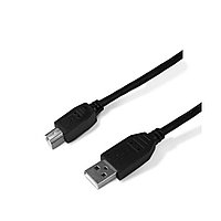 Интерфейсный кабель, SVC, AB0300-P, A-B, Hi-Speed USB 2.0, 30В, Чёрный, Пол. пакет, 3 м.