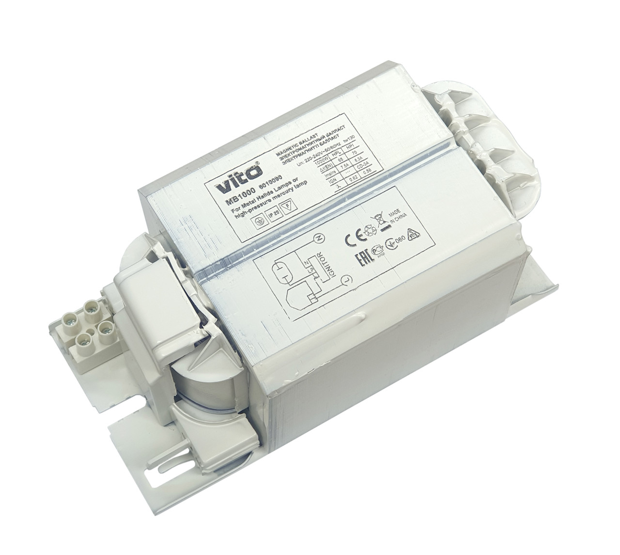 MB 1000 балласт (дроссель) для газоразрядных ламп ДНаТ 1000w
