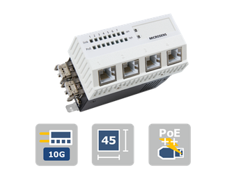 Микро коммутатор 7-Port 10Gbe Micro Switch PoE++