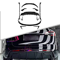 Обвес для Tesla Model Y 2024+ тесла Губа переднего бампера Накладки на бампер Капот Боковые юбки Диффузор заднего бампера Задний