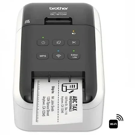 Принтер для печати этикеток Brother QL-810W с поддержкой USB и Wi-Fi, фото 1