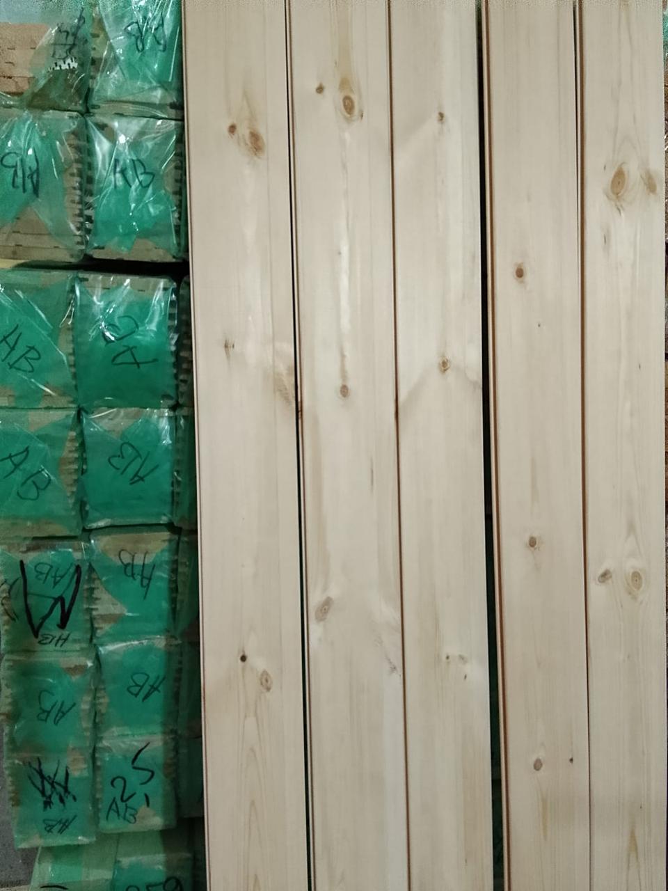 Вагонка сосна "Евро" 12,5*88*2500 АВ с (уп-11 шт)