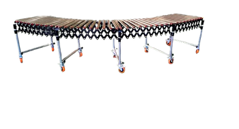 Гибкий роликовый конвейер