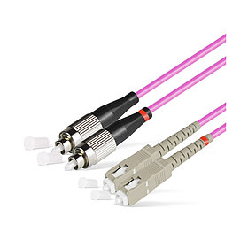 Патч Корд Оптоволоконный SC/UPC-FC/UPC MM OM3 50/125 Duplex 3.0мм 1 м