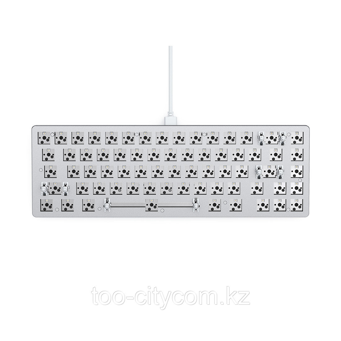 Glorious GMMK2 Compact White (GLO-GMMK2-65-RGB-W) пернетақтасының негізі, фото 1