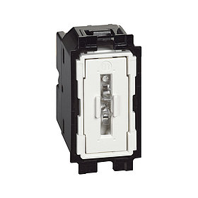 Выключатель кнопочный Bticino K4005 Living Now 10А 1 модуль винтовые клеммы