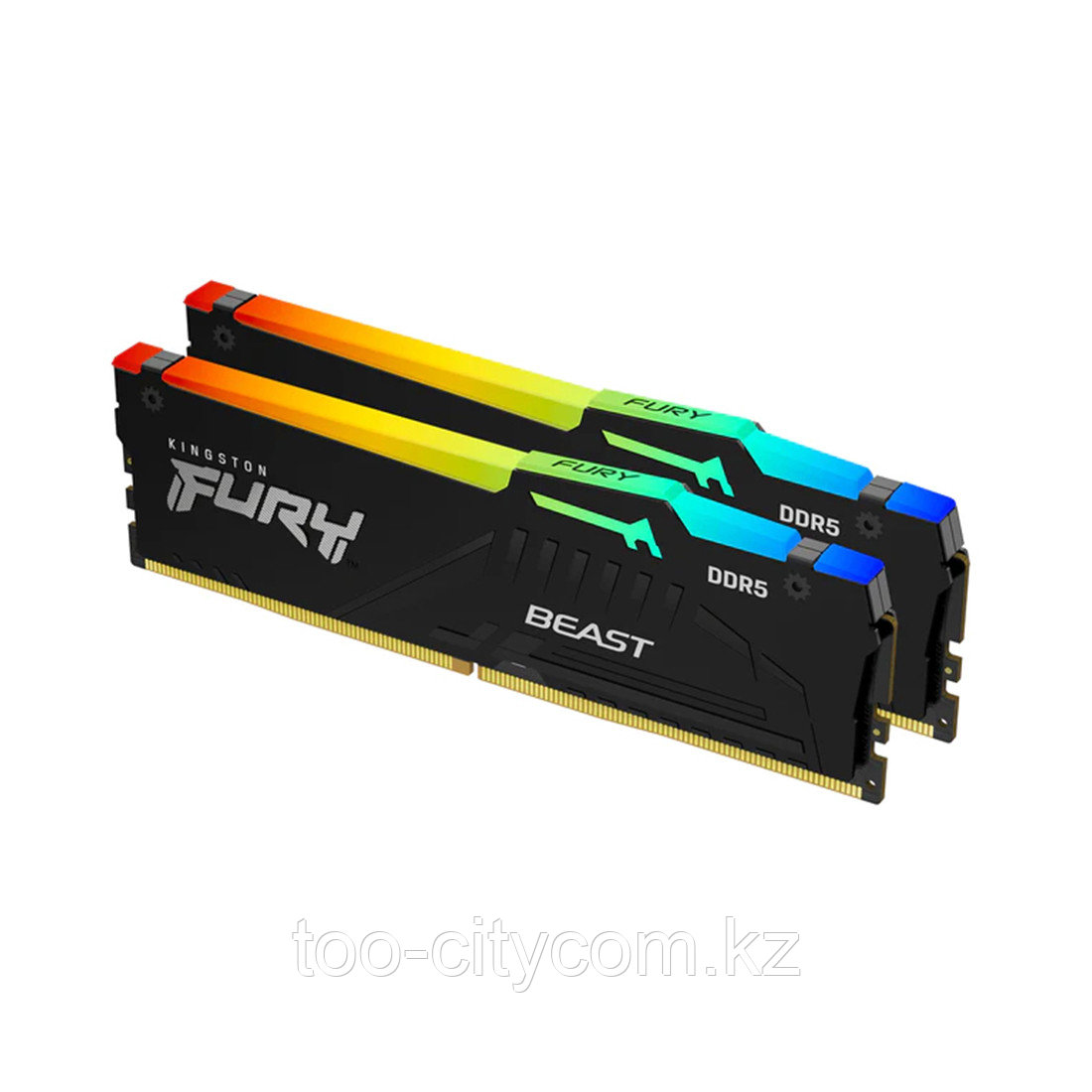 Комплект модулей памяти Kingston Fury Beast KF552C36BBEAK2-16 DDR5 16GB (Kit 2x8GB) 5200MHz, фото 1