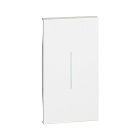 Лицевая панель Bticino KW01M2 Living Now для выкл и перекл 2 модуля белый