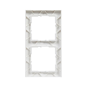 Рамка декор. универсальная 2-постовая Suno Белый