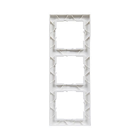 Рамка декор. универсальная 3-постовая Suno Белый