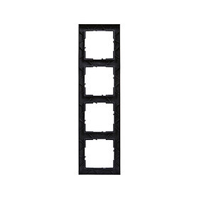 Рамка декор. универсальная 4-постовая Suno Антрацит