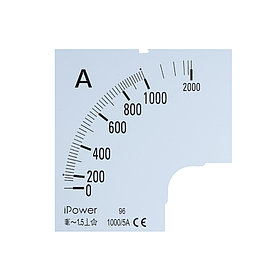 Шкала для амперметра iPower 1000/5