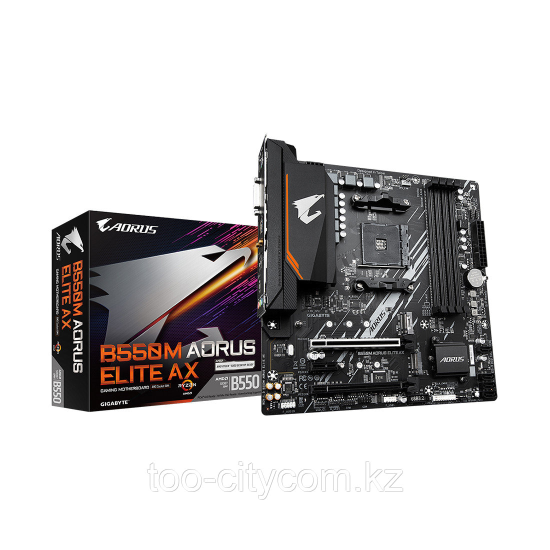 Материнская плата Gigabyte B550M AORUS ELITE AX, фото 1