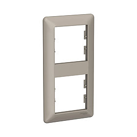 Рамка вертикальная SE EPH5815269 Asfora EM 2 постовая бронза