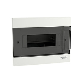 Щит встроенный SE EZ9EUA108 8 модулей дымчатая дверь