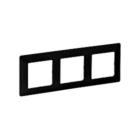 Рамка 3 поста Legrand Valena Life универсальная Антрацит