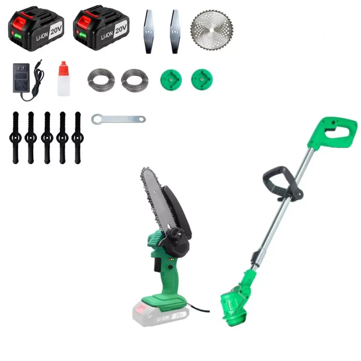 Zitrek GreenCut 20,GreenSaw 20 Extra Power set 2 in 1
